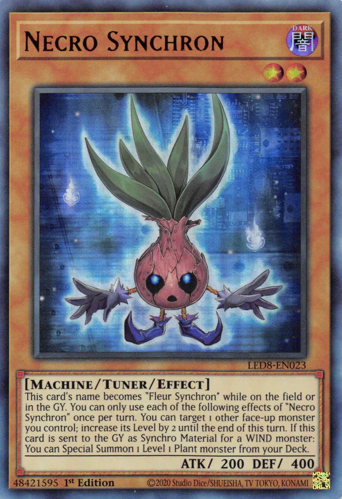 Necro Synchron [LED8-EN023] Ultra Rare – Jomio and Rueliete's Cards and  Comics