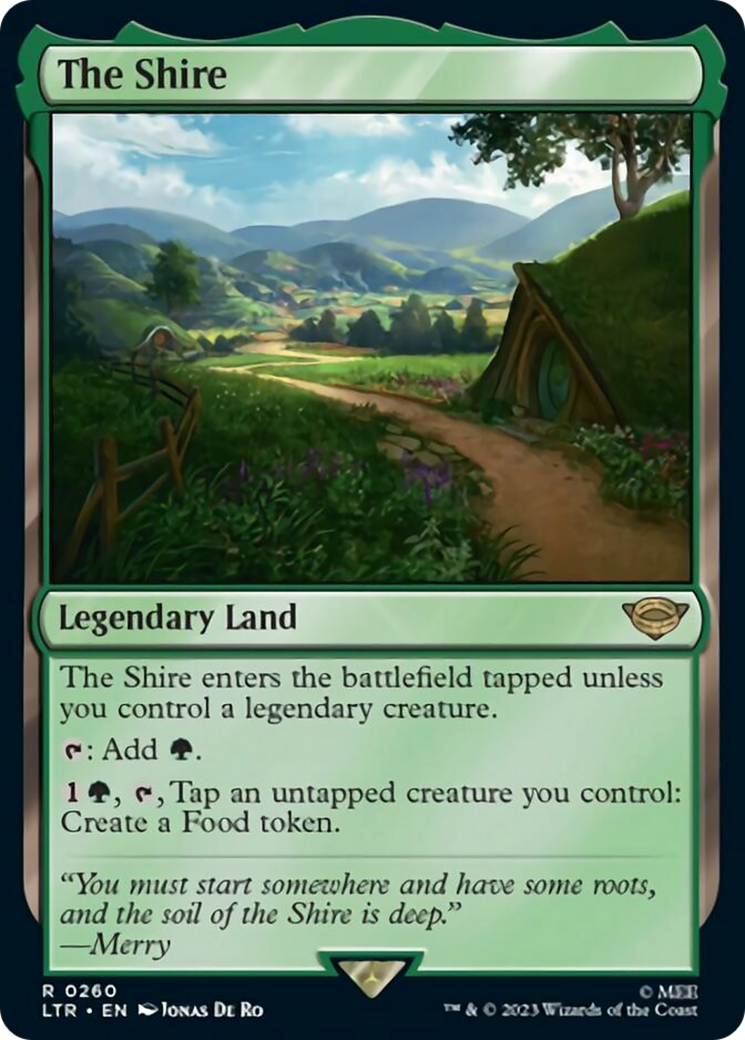 The Shire [The Lord of the Rings: Tales of Middle-Earth] | Jomio and Rueliete's Cards and Comics