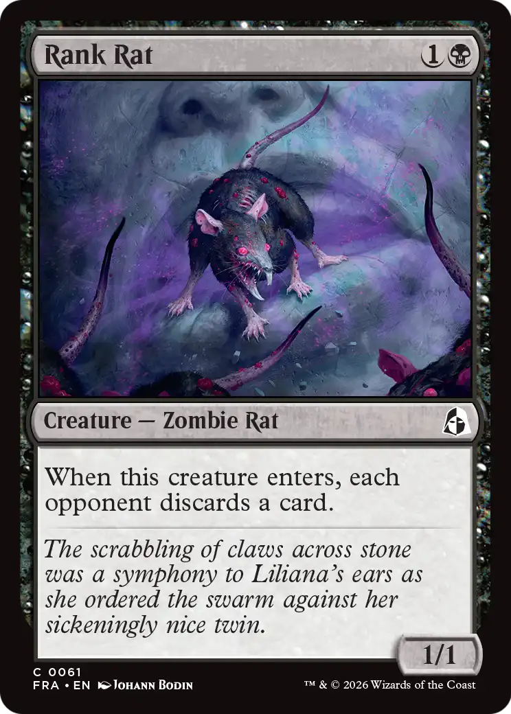 Rank Rat [Reality Fracture] | Jomio and Rueliete's Cards and Comics