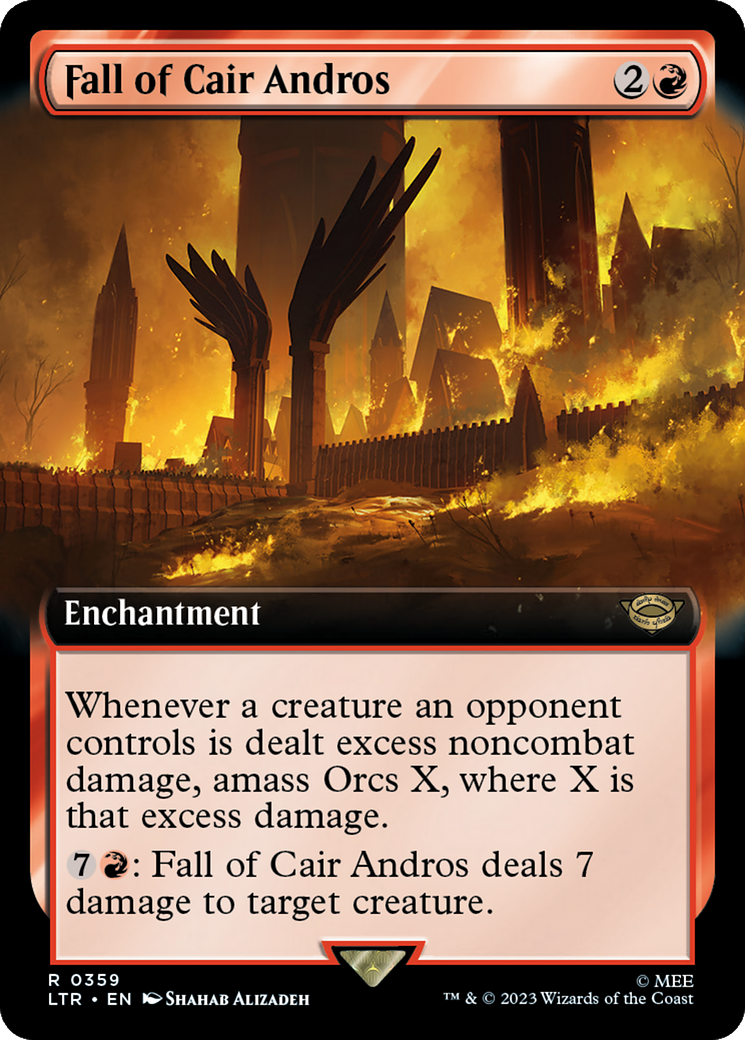Fall of Cair Andros (Extended Art) [The Lord of the Rings: Tales of Middle-Earth] | Jomio and Rueliete's Cards and Comics