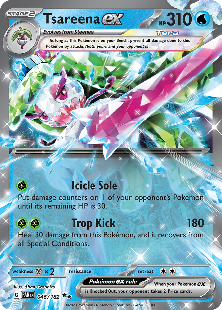 Tsareena ex (046/182) [Scarlet & Violet: Paradox Rift] | Jomio and Rueliete's Cards and Comics