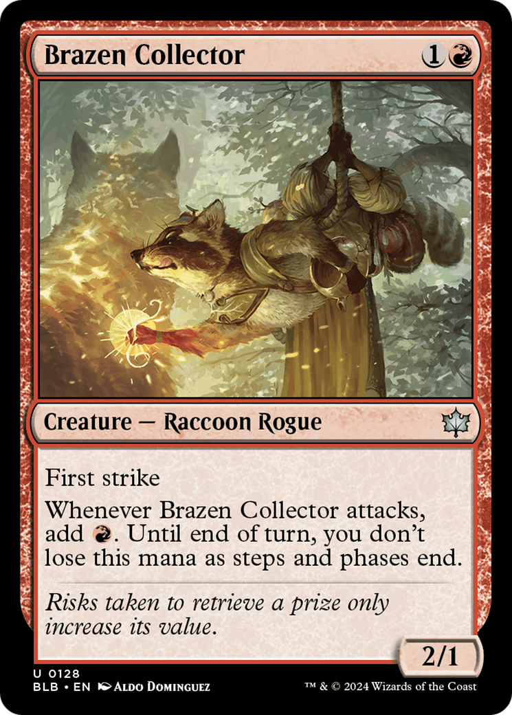 Brazen Collector [Bloomburrow] | Jomio and Rueliete's Cards and Comics