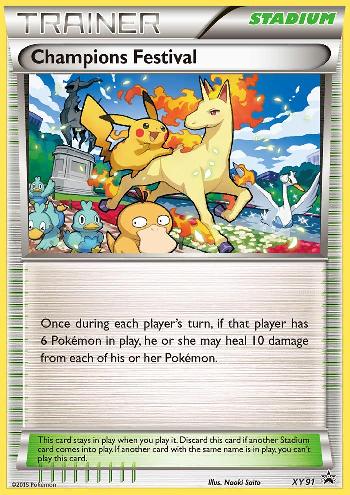 Champions Festival (XY91) (2015) [XY: Black Star Promos] | Jomio and Rueliete's Cards and Comics
