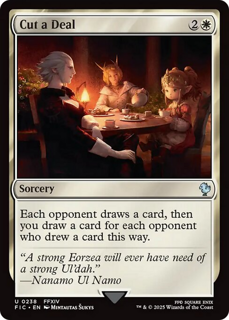 Cut a Deal [FINAL FANTASY Commander] | Jomio and Rueliete's Cards and Comics