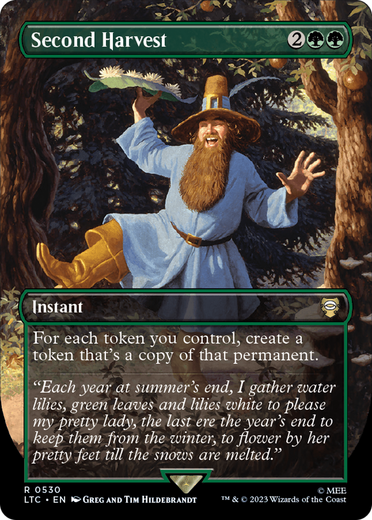 Second Harvest (Borderless) [The Lord of the Rings: Tales of Middle-Earth Commander] | Jomio and Rueliete's Cards and Comics