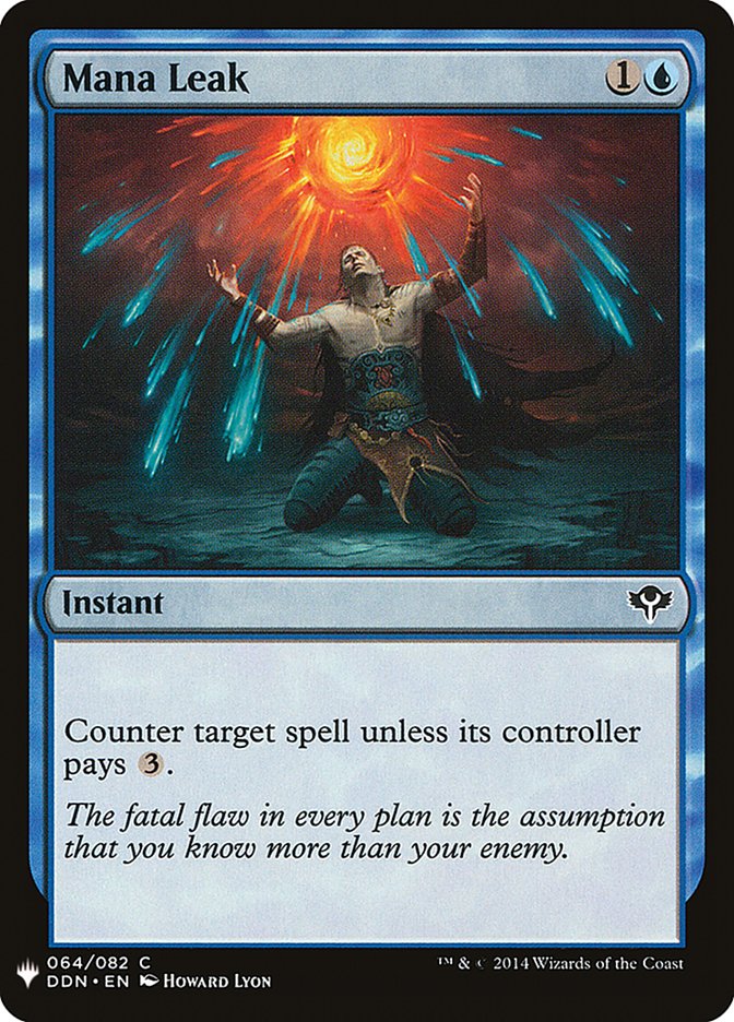 Mana Leak [Mystery Booster] | Jomio and Rueliete's Cards and Comics