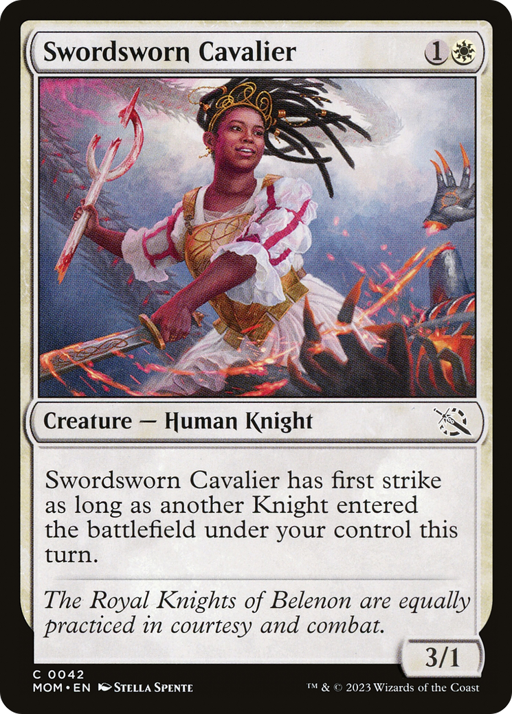 Swordsworn Cavalier [March of the Machine] | Jomio and Rueliete's Cards and Comics