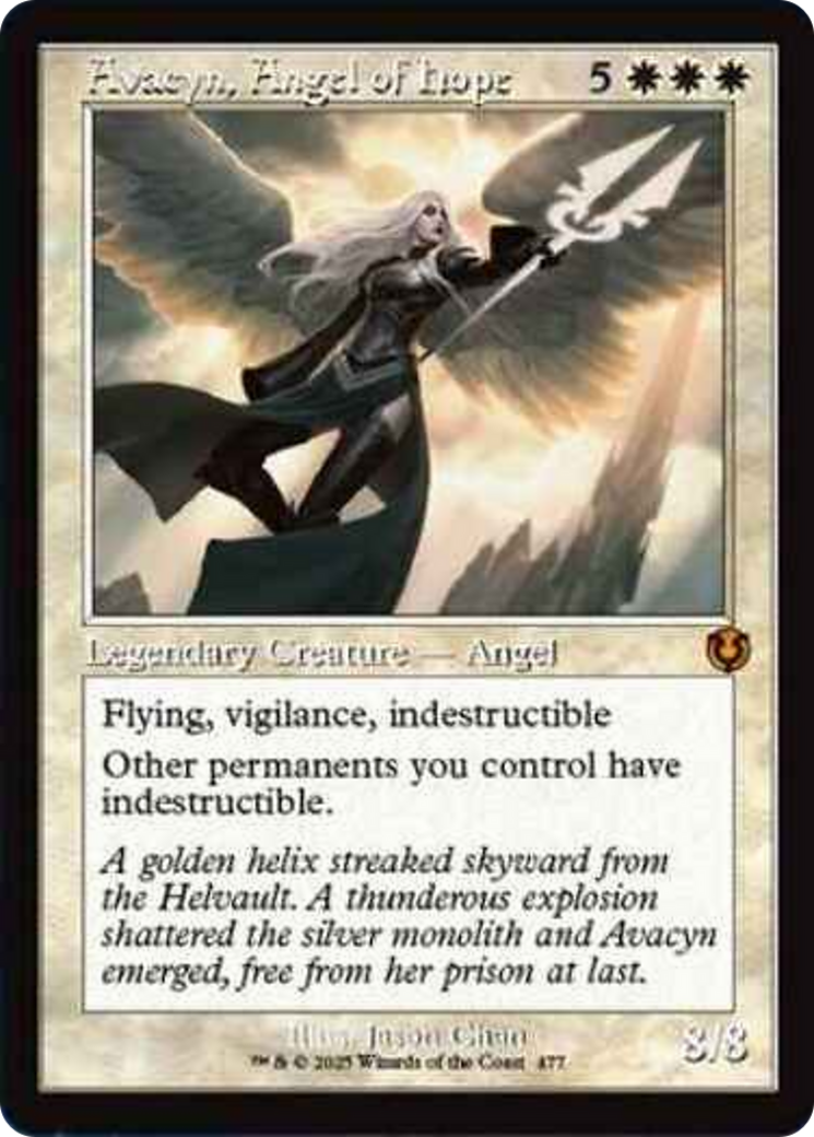 Avacyn, Angel of Hope (Retro Frame) [Innistrad Remastered] | Jomio and Rueliete's Cards and Comics