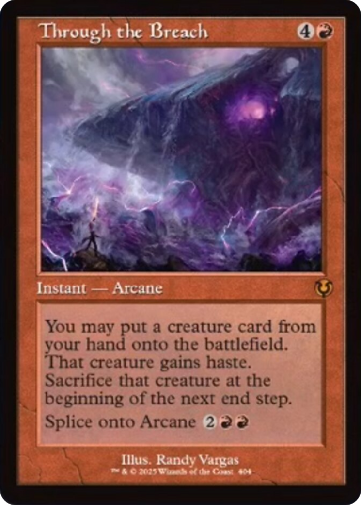 Through the Breach (Retro Frame) [Innistrad Remastered] | Jomio and Rueliete's Cards and Comics