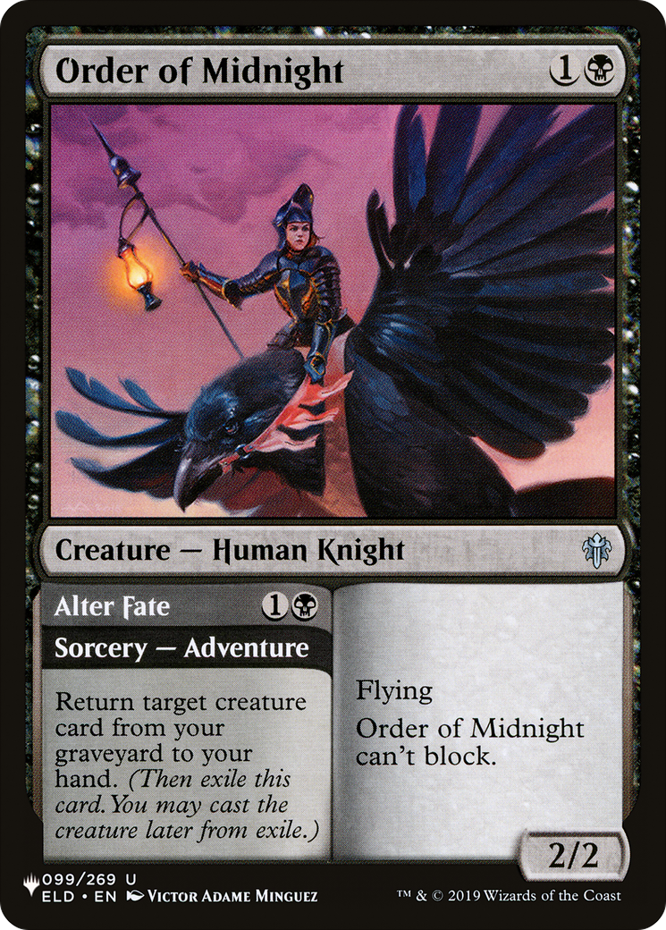 Order of Midnight [The List] | Jomio and Rueliete's Cards and Comics