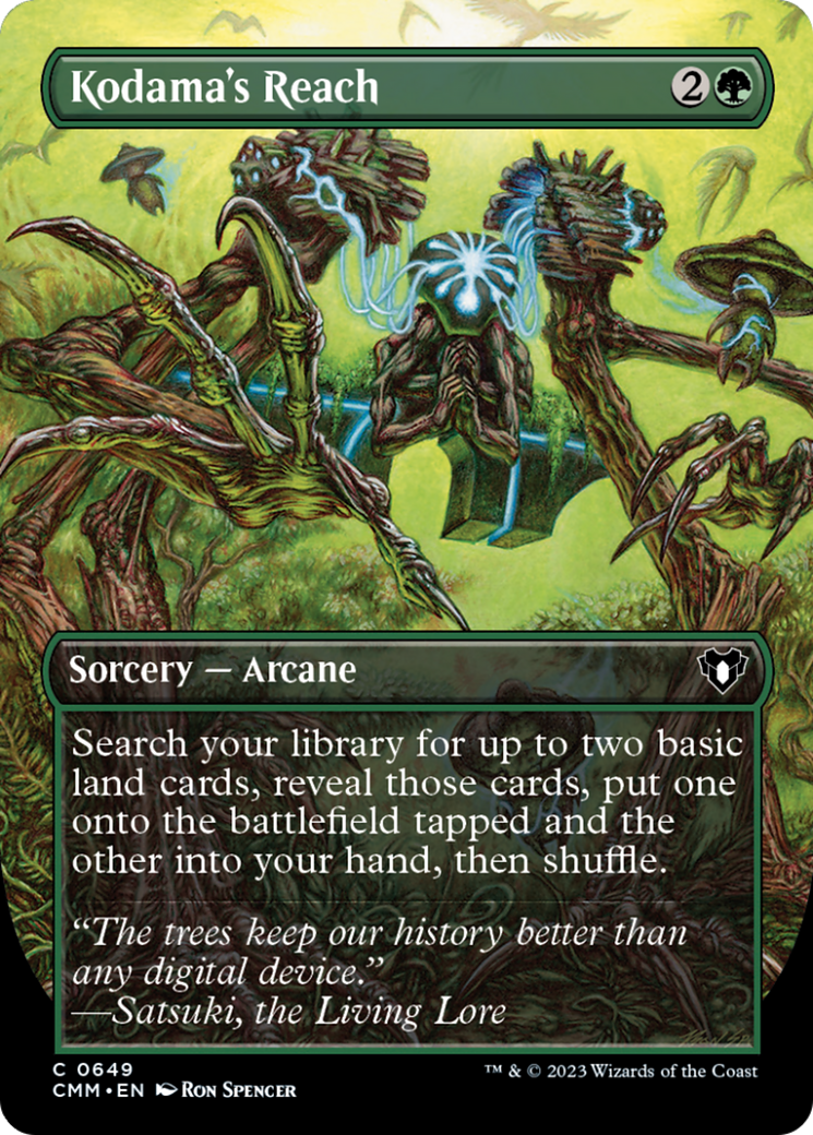 Kodama's Reach (Borderless Alternate Art) [Commander Masters] | Jomio and Rueliete's Cards and Comics