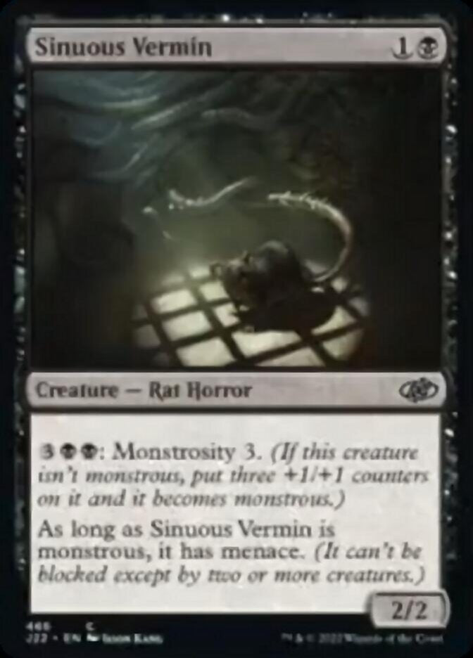 Sinuous Vermin [Jumpstart 2022] | Jomio and Rueliete's Cards and Comics