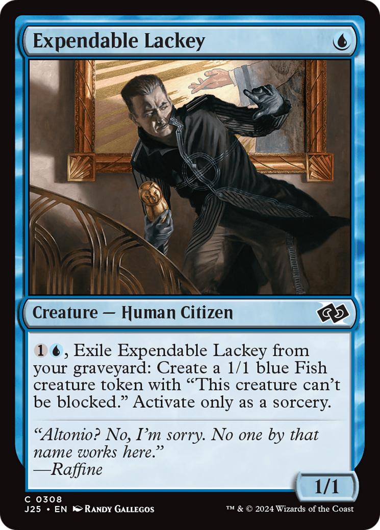 Expendable Lackey [Foundations Jumpstart] | Jomio and Rueliete's Cards and Comics
