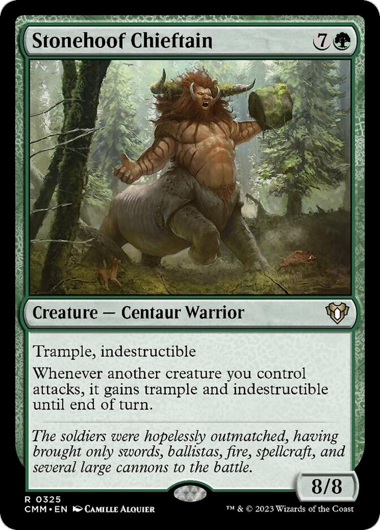 Stonehoof Chieftain [Commander Masters] | Jomio and Rueliete's Cards and Comics