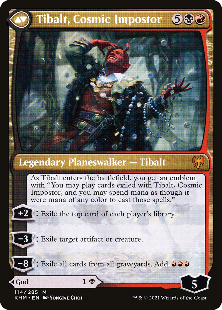Valki, God of Lies // Tibalt, Cosmic Impostor [Secret Lair: From Cute to Brute] | Jomio and Rueliete's Cards and Comics