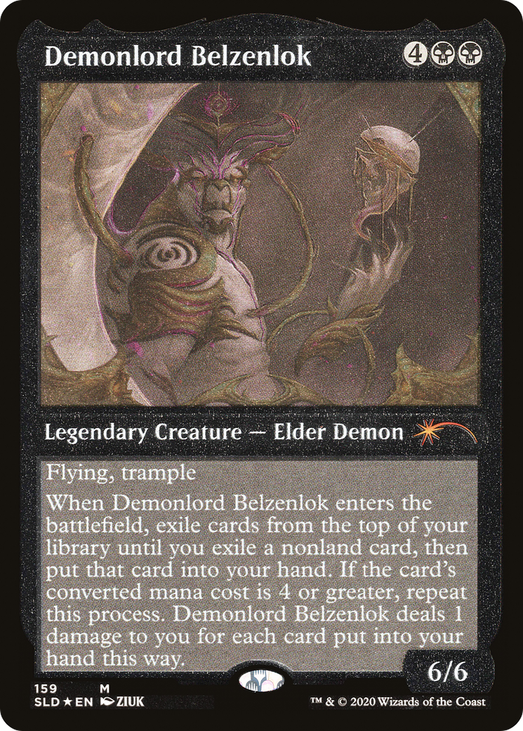 Demonlord Belzenlok (Foil Etched) [Secret Lair Drop Series] | Jomio and Rueliete's Cards and Comics