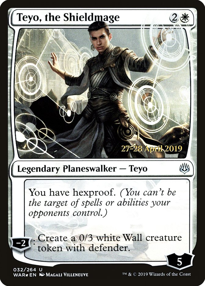 Teyo, the Shieldmage [War of the Spark Prerelease Promos] | Jomio and Rueliete's Cards and Comics