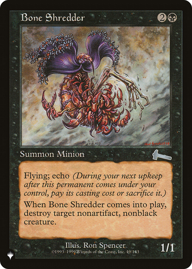 Bone Shredder [The List] | Jomio and Rueliete's Cards and Comics