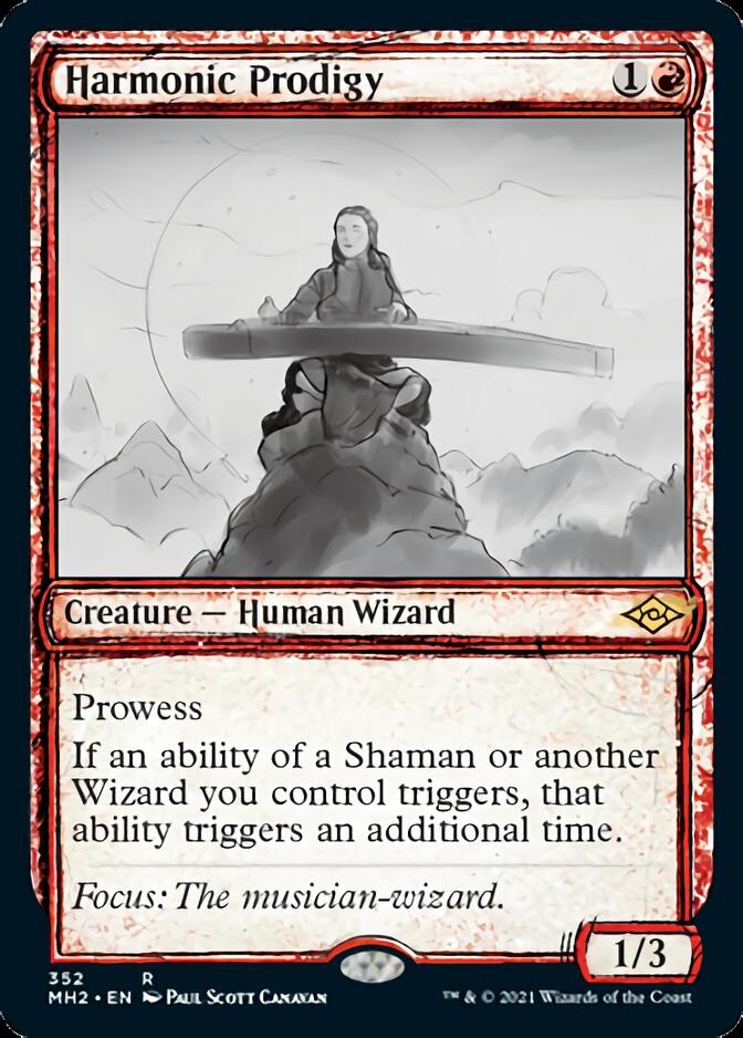 Harmonic Prodigy (Sketch) [Modern Horizons 2] | Jomio and Rueliete's Cards and Comics