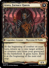 Ayara, Widow of the Realm // Ayara, Furnace Queen (Showcase Planar Booster Fun) [March of the Machine] | Jomio and Rueliete's Cards and Comics