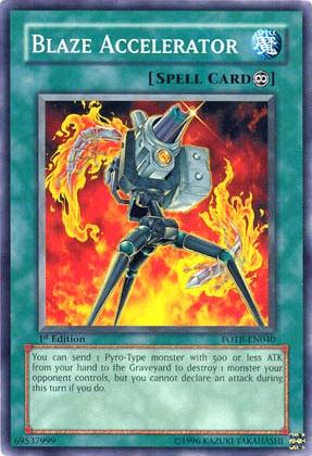 Blaze Accelerator [FOTB-EN040] Common | Jomio and Rueliete's Cards and Comics