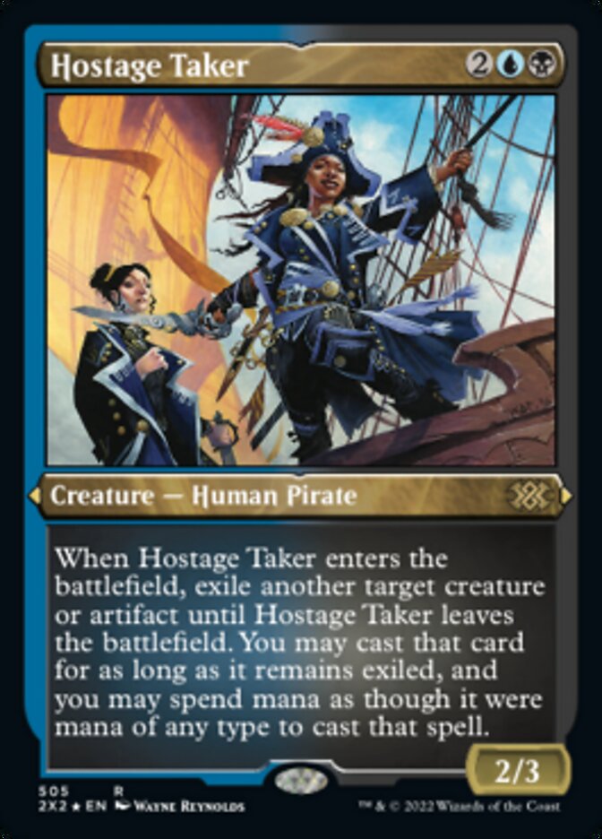 Hostage Taker (Foil Etched) [Double Masters 2022] | Jomio and Rueliete's Cards and Comics