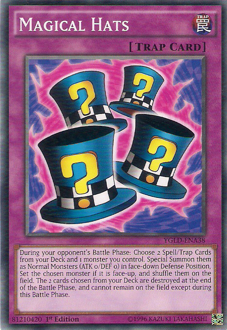 Magical Hats [YGLD-ENA38] Common | Jomio and Rueliete's Cards and Comics