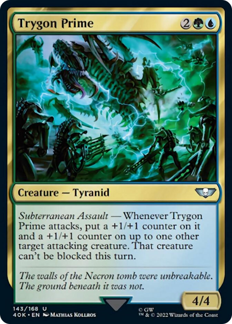Trygon Prime (Surge Foil) [Warhammer 40,000] | Jomio and Rueliete's Cards and Comics