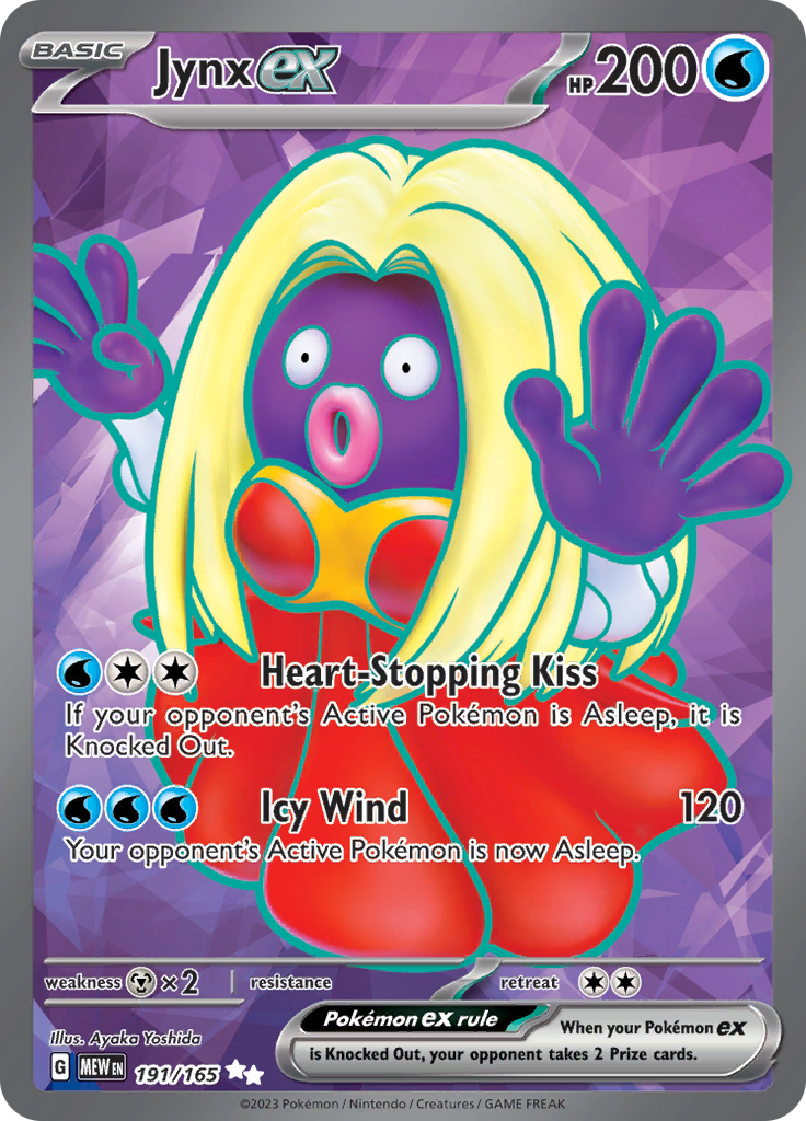 Jynx ex (191/165) [Scarlet & Violet 151] | Jomio and Rueliete's Cards and Comics