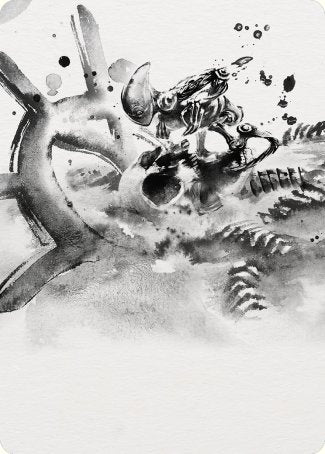 Myr Convert Art Card [Phyrexia: All Will Be One Art Series] | Jomio and Rueliete's Cards and Comics