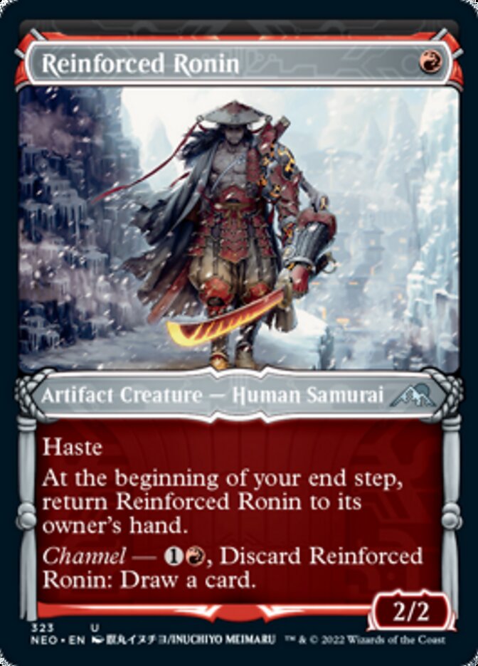 Reinforced Ronin (Showcase Samurai) [Kamigawa: Neon Dynasty] | Jomio and Rueliete's Cards and Comics