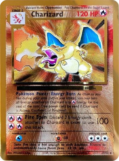 Charizard (4/102) (Celebrations Metal Card) [Celebrations: 25th Anniversary] | Jomio and Rueliete's Cards and Comics