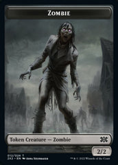 Zombie // Angel Double-Sided Token [Double Masters 2022 Tokens] | Jomio and Rueliete's Cards and Comics