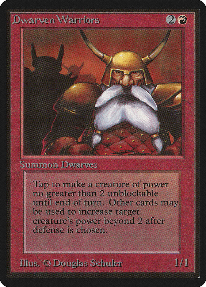 Dwarven Warriors [Beta Edition] | Jomio and Rueliete's Cards and Comics
