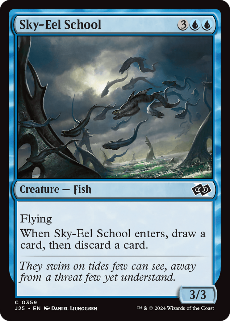 Sky-Eel School [Foundations Jumpstart] | Jomio and Rueliete's Cards and Comics