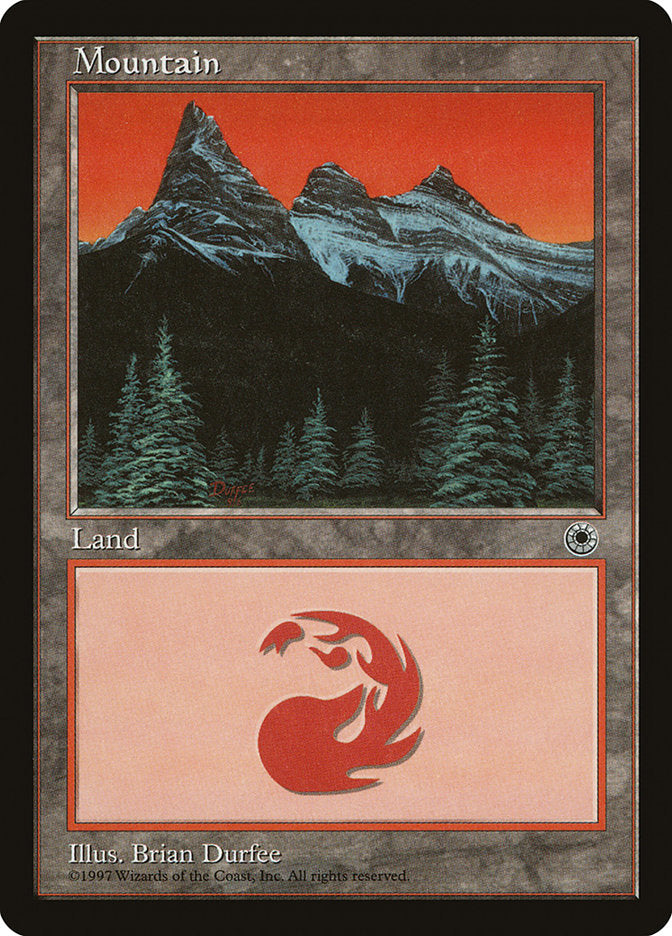 Mountain (9/6 Signature / Tallest Peak Left) [Portal] | Jomio and Rueliete's Cards and Comics