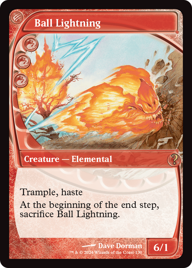 Ball Lightning (Future Sight) [Mystery Booster 2] | Jomio and Rueliete's Cards and Comics