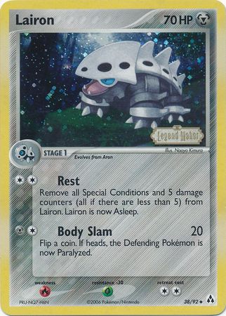 Lairon (38/92) (Stamped) [EX: Legend Maker] | Jomio and Rueliete's Cards and Comics