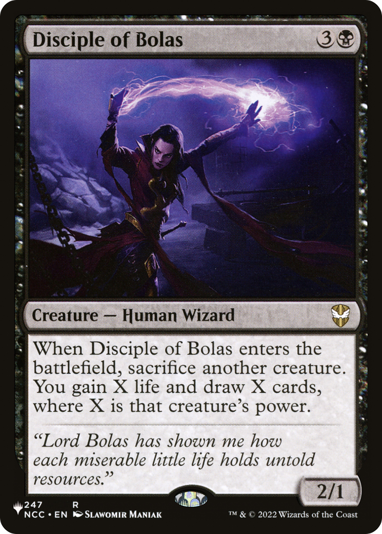 Disciple of Bolas [The List] | Jomio and Rueliete's Cards and Comics