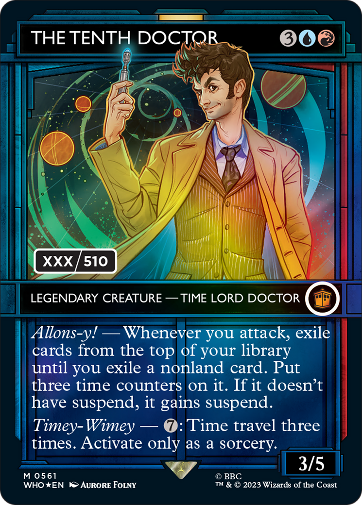 The Tenth Doctor (Serialized) [Doctor Who] | Jomio and Rueliete's Cards and Comics