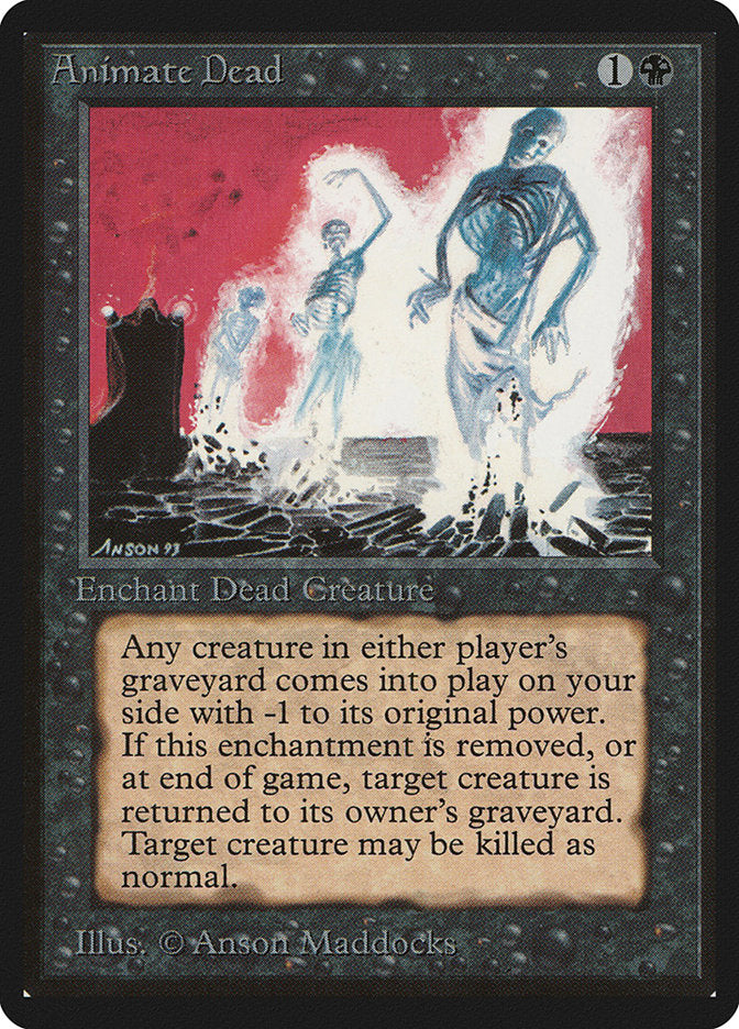 Animate Dead [Beta Edition] | Jomio and Rueliete's Cards and Comics
