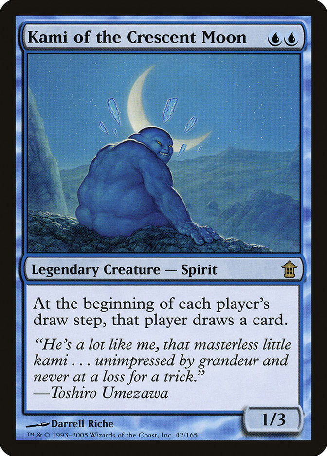 Kami of the Crescent Moon [Saviors of Kamigawa] | Jomio and Rueliete's Cards and Comics