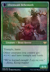 Ulvenwald Oddity // Ulvenwald Behemoth [Innistrad: Crimson Vow Prerelease Promos] | Jomio and Rueliete's Cards and Comics