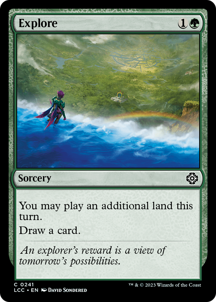 Explore [The Lost Caverns of Ixalan Commander] | Jomio and Rueliete's Cards and Comics