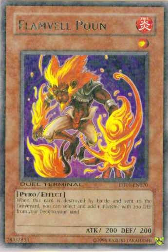 Flamvell Poun [DT01-EN070] Rare | Jomio and Rueliete's Cards and Comics