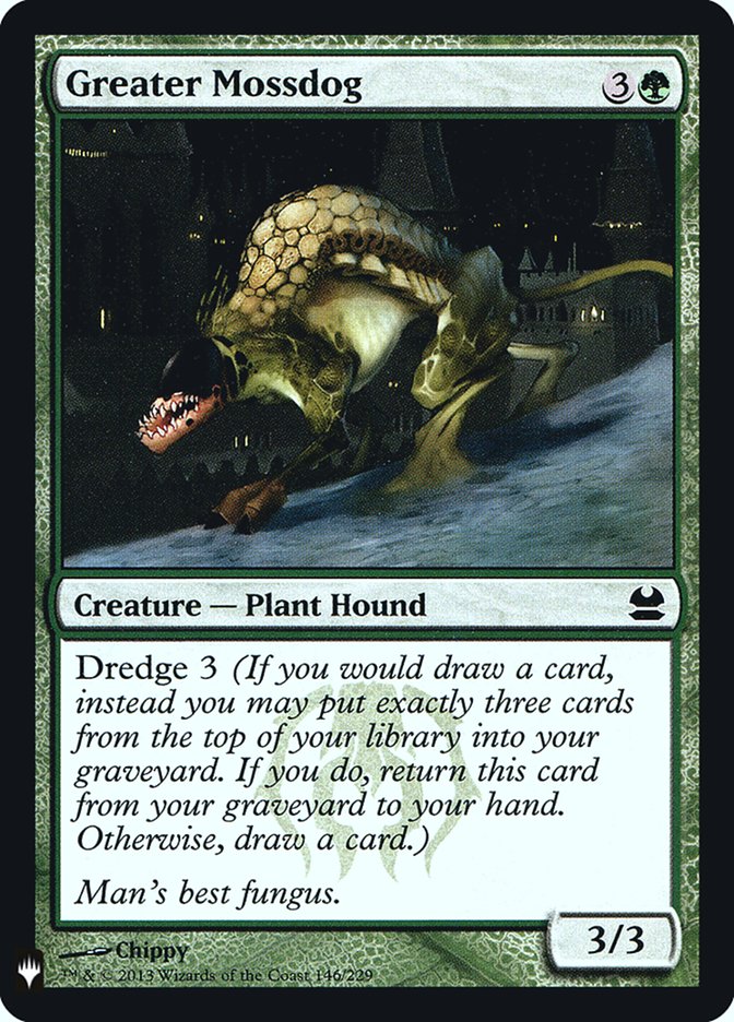 Greater Mossdog [Mystery Booster] | Jomio and Rueliete's Cards and Comics