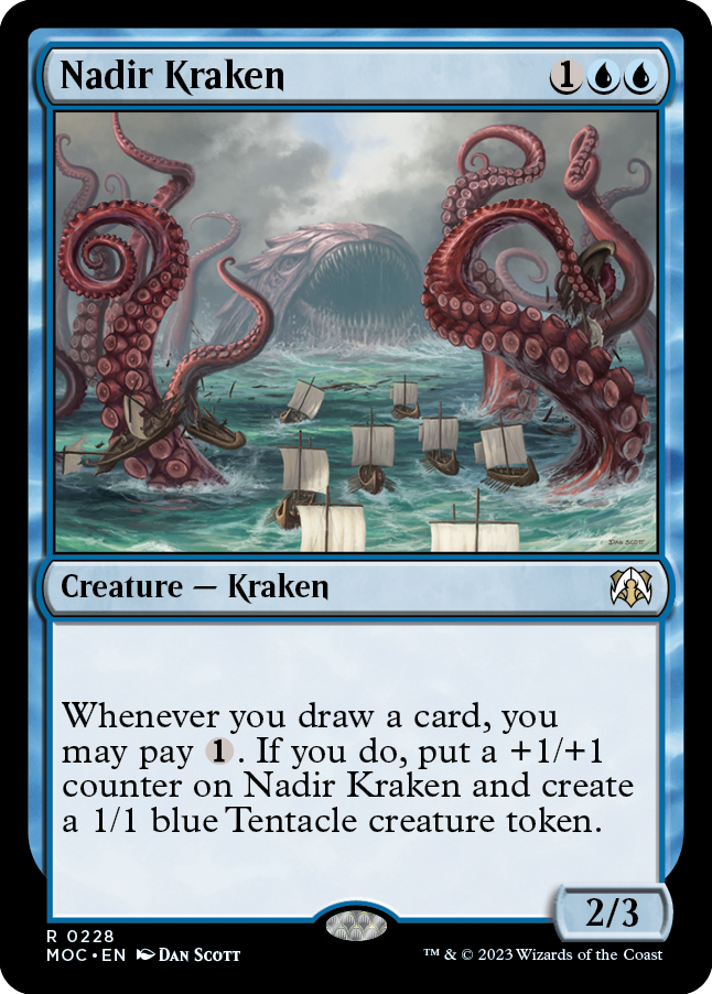 Nadir Kraken [March of the Machine Commander] | Jomio and Rueliete's Cards and Comics