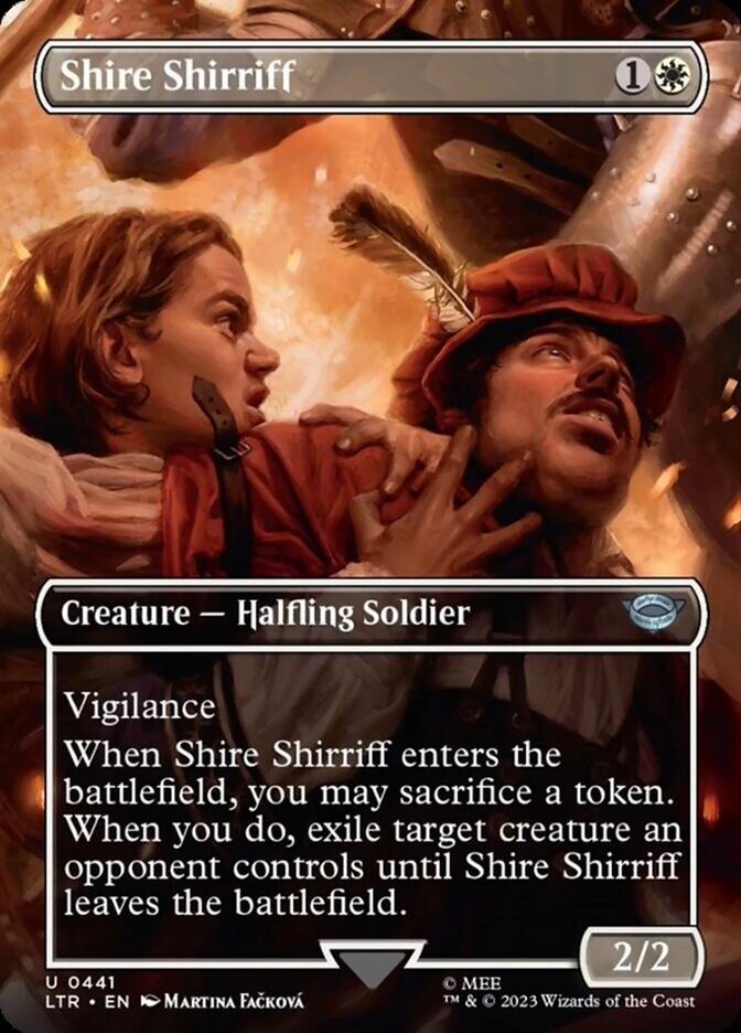 Shire Shirriff (Borderless Alternate Art) [The Lord of the Rings: Tales of Middle-Earth] | Jomio and Rueliete's Cards and Comics