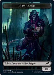 Samurai // Rat Rogue Double-Sided Token [Kamigawa: Neon Dynasty Tokens] | Jomio and Rueliete's Cards and Comics
