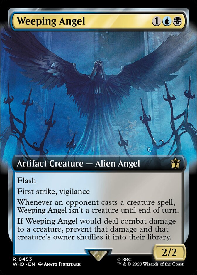 Weeping Angel (Extended Art) [Doctor Who] | Jomio and Rueliete's Cards and Comics